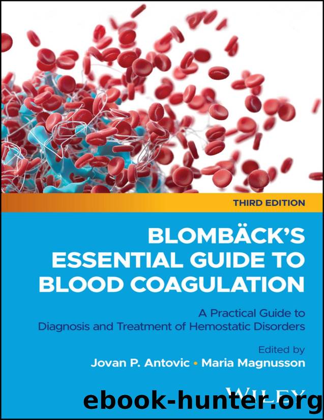 Blomb?ck's Essential Guide to Blood Coagulation: A Practical Guide to Diagnosis and Treatment of Hemostatic Disorders by Jovan P. Antovic & Maria Magnusson