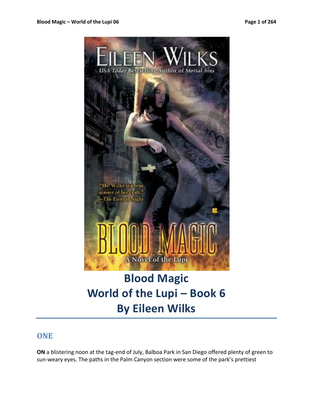 Blood Magic by Eileen Wilks