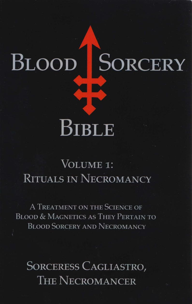 Blood Sorcery Bible by Unknown