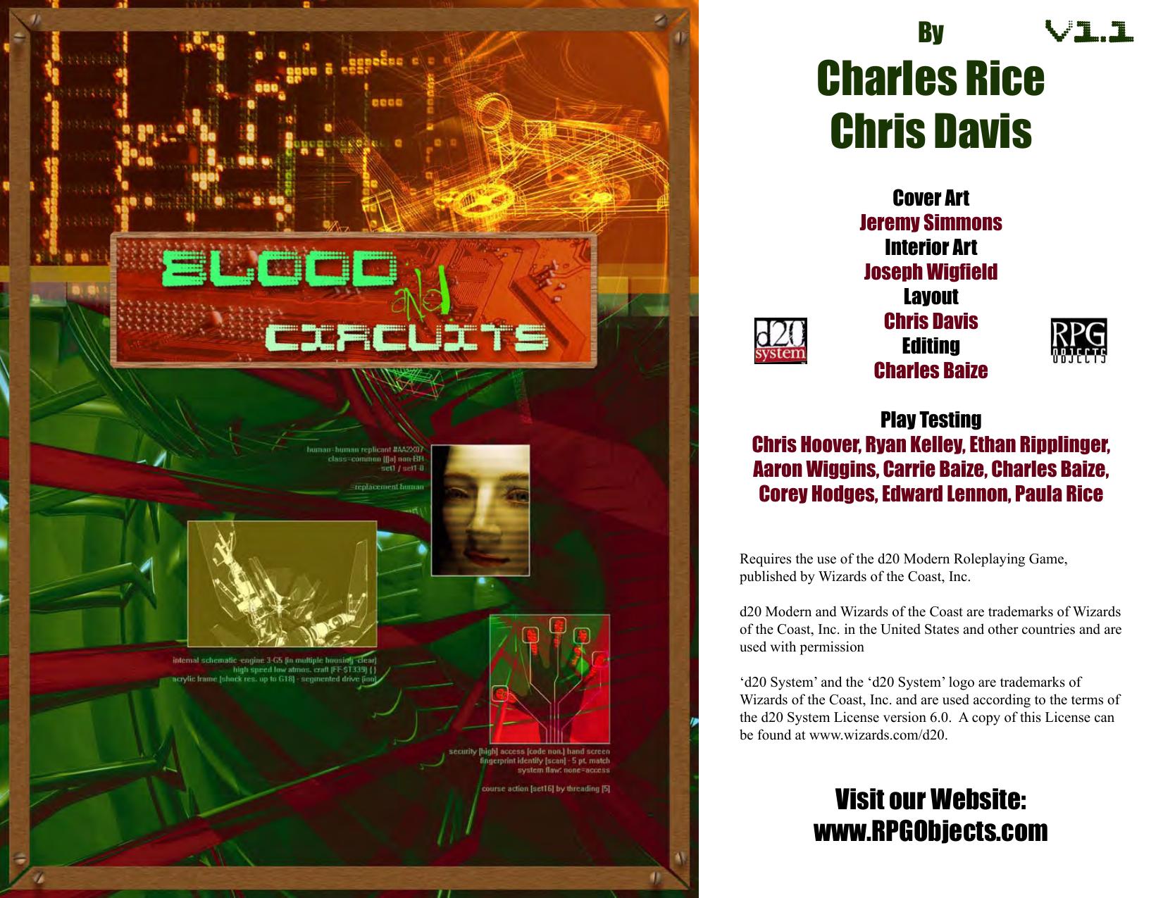 Blood and Circuits by RPG Objects