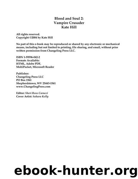 Blood and Soul 2: Vampire Crusader by Kate Hill