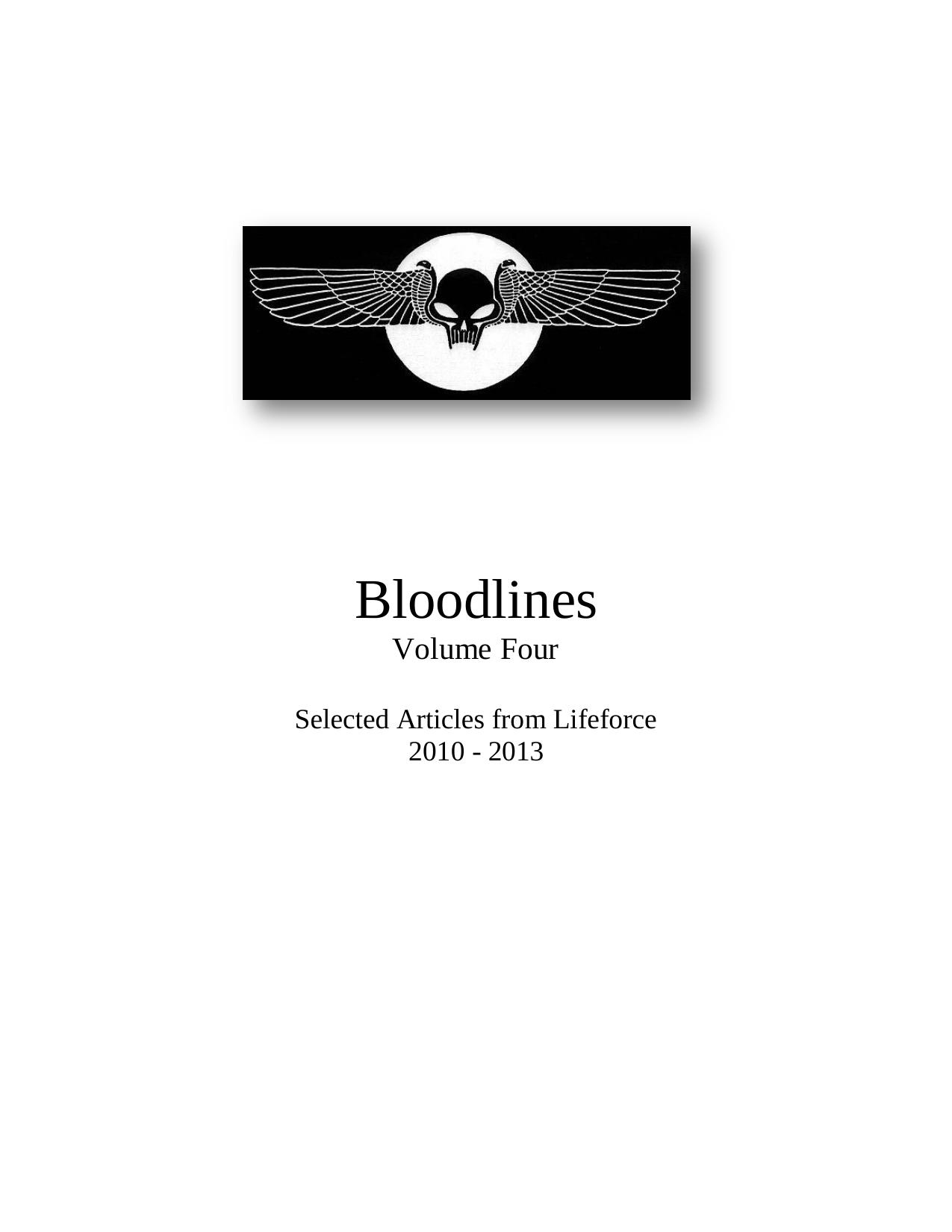 Bloodlines Four by Nikolaos Stergiannis Ph.D. (Mechanical Engineering)