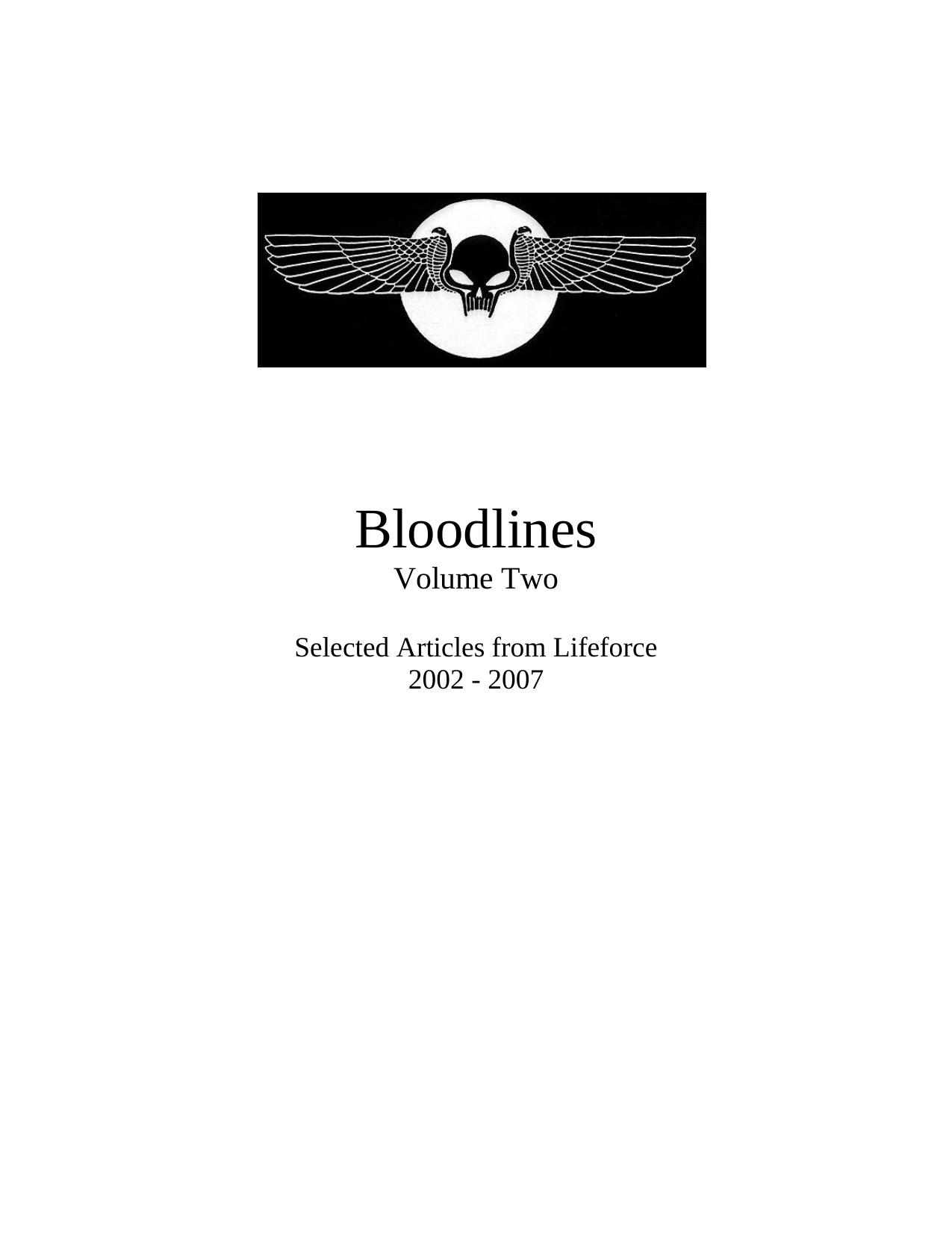 Bloodlines Two by Nikolaos Stergiannis Ph.D. (Mechanical Engineering)