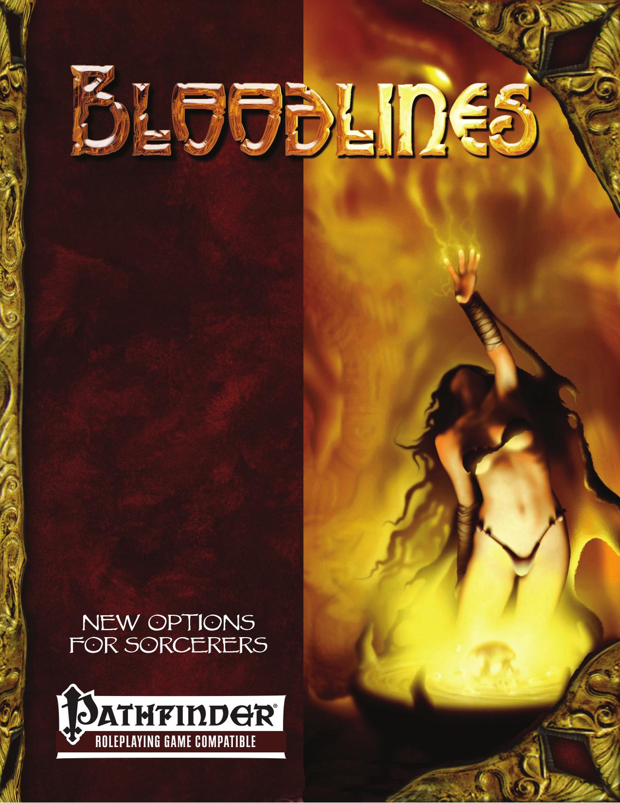 Bloodlines: New Options for Sorcerers by Adamant Entertainment