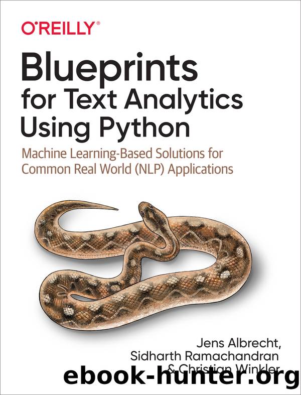 Blueprints for Text Analytics Using Python by Jens Albrecht