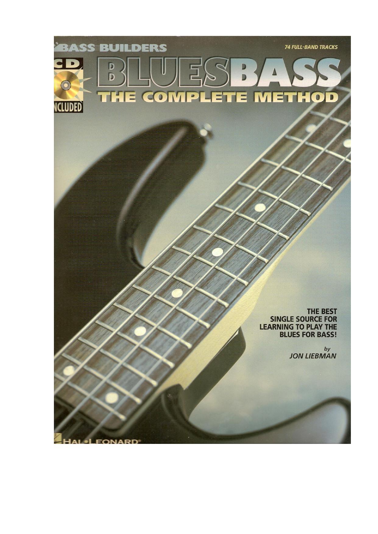 Blues Bass: The Complete Method by Jon Liebman