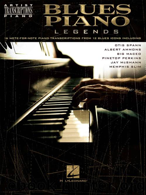 Blues Piano Legends by Hal Leonard Corp