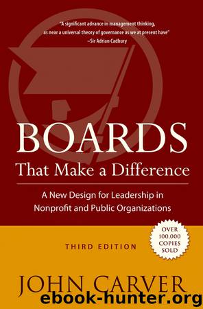 Boards That Make a Difference by John Carver