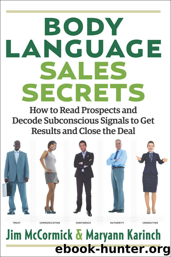 Body Language Sales Secrets by Jim McCormick