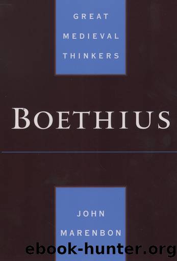 Boethius by Marenbon John;