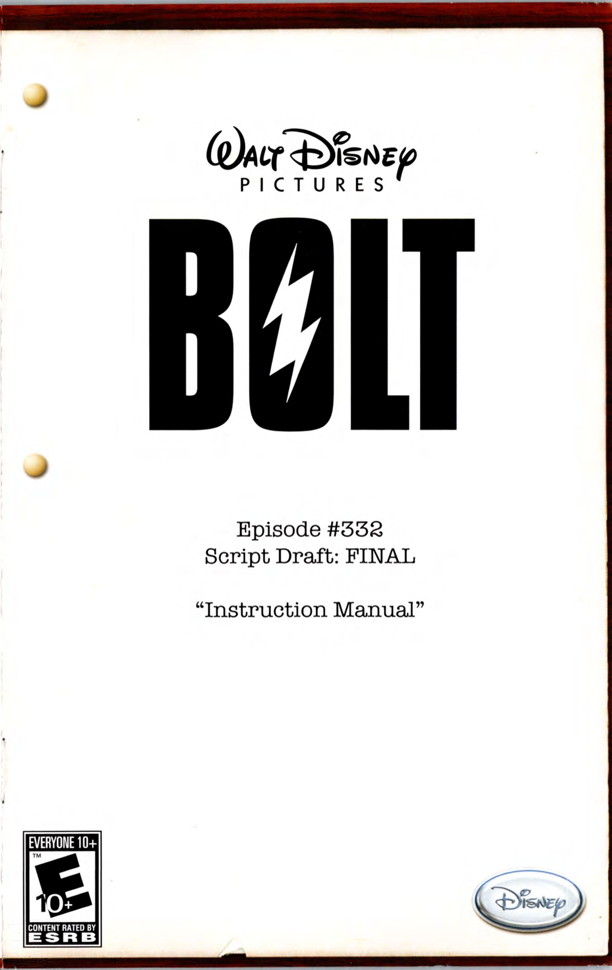 Bolt (Disney's) (USA) by Jonathan Grimm