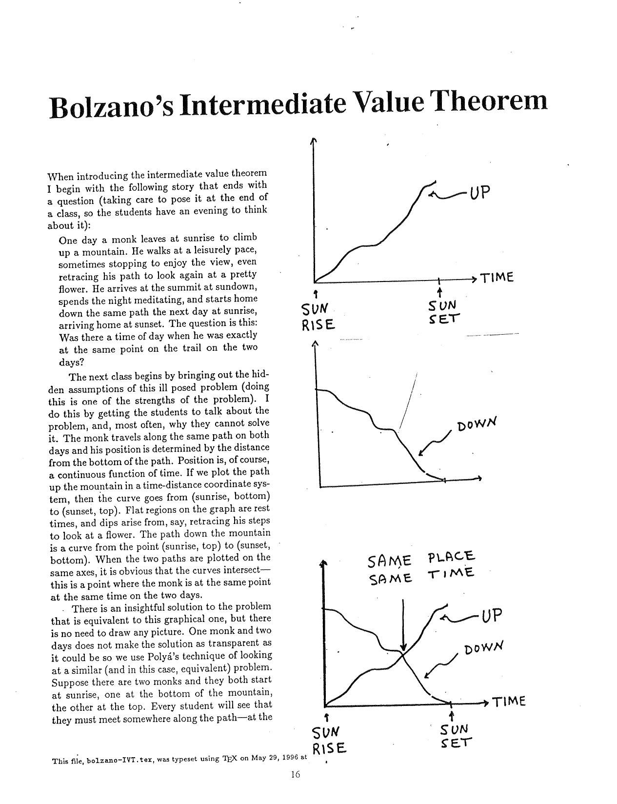 Bolzano's Intermediate Value Theorem by HyperGEAR TIFF/PDF Convert Library