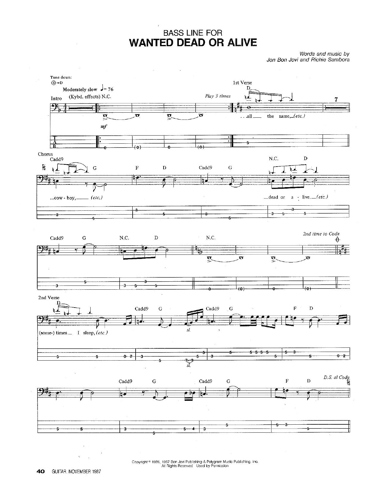 Bon Jovi - Wanted Dead or Alive by MaX fRaK