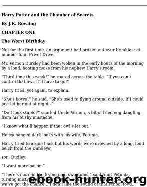 Book 2 by Harry Potter & the Chamber of Secrets