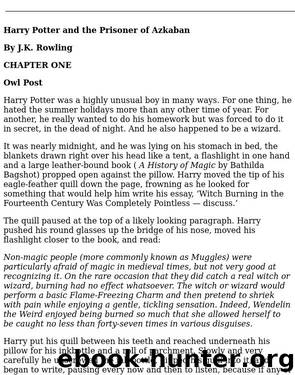 Book 3 by Harry Potter & the Prisoner of Azkaban 2