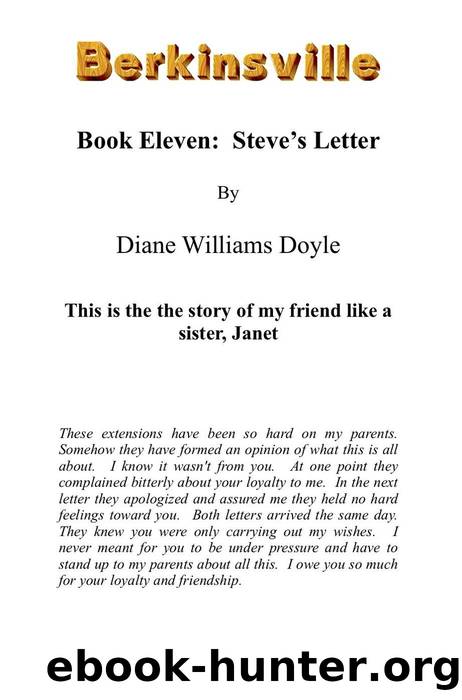 Book Eleven by Diane Williams Doyle
