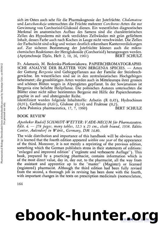 Book Review by G. M. Hocking