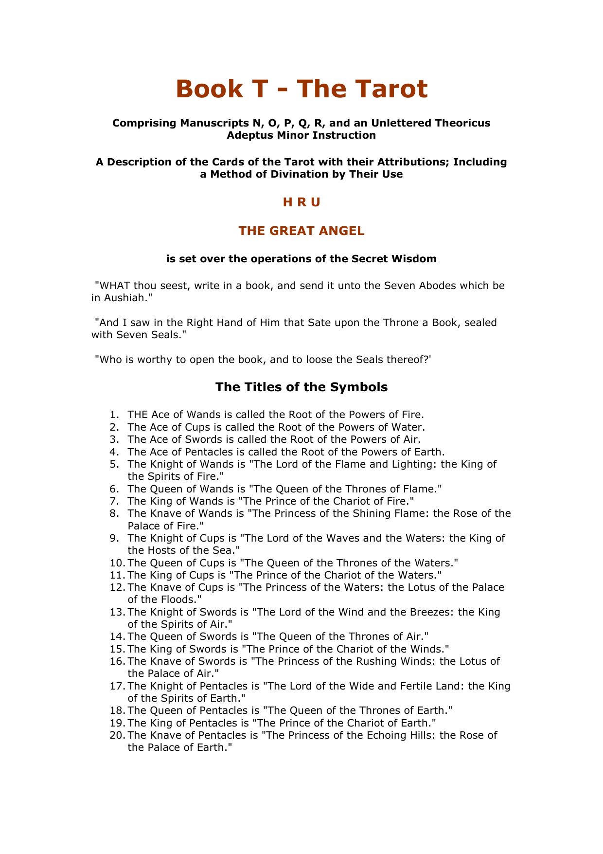Book T by PDF Created by Fr. M.D