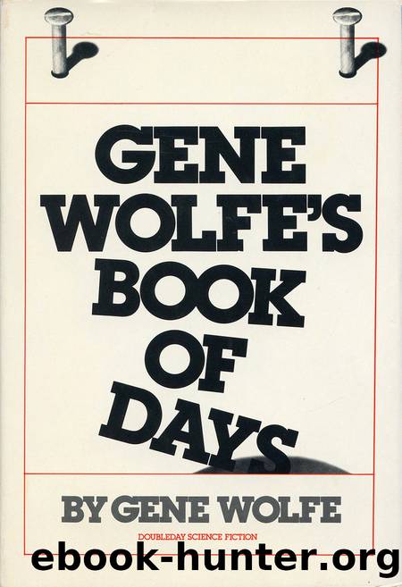 Book of Days by Gene Wolfe