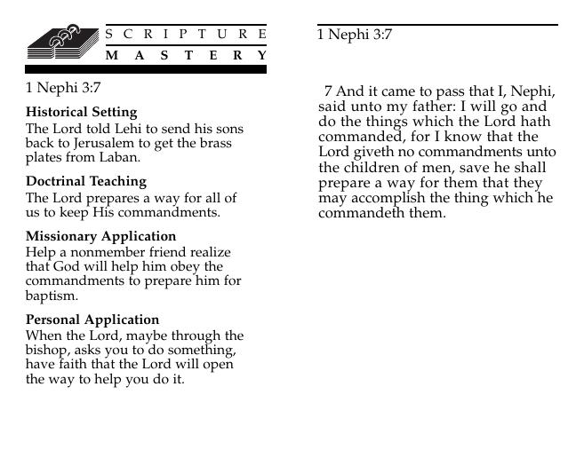 Book of Mormon Scripture Mastery Cards by Unknown