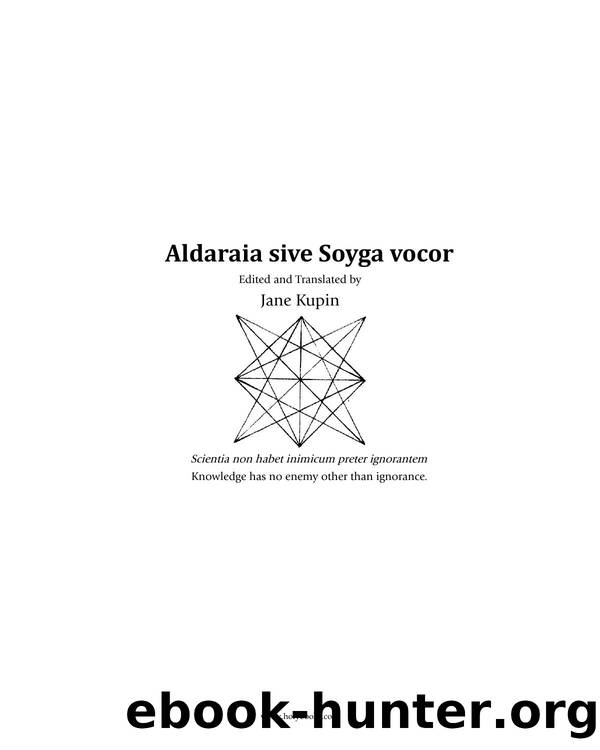 Book of Soyga, The by Jane