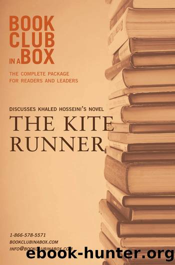 Bookclub-in-a-Box Discusses Khaled Hosseini's Novel, The Kite Runner by Marilyn Herbert