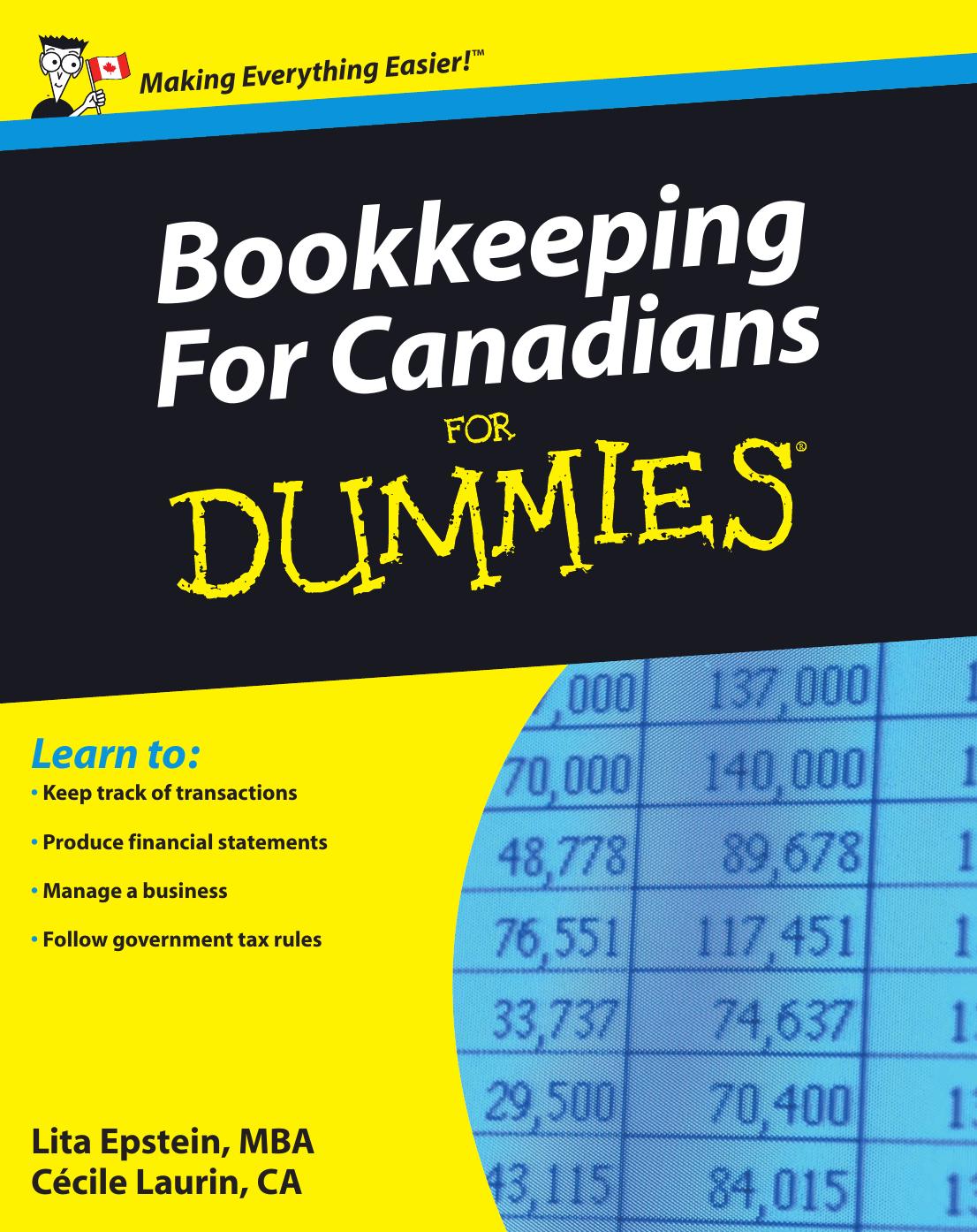 Bookkeeping For Canadians For Dummies by Unknow
