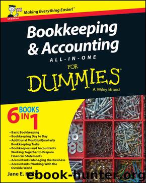 Bookkeeping and Accounting All-in-One For Dummies (UK Edition) by Jane E. Kelly & Paul Barrow & Lita Epstein & Jane Kelly ACMA & John A. Tracy