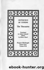 Books about Astrology (Western, Hellenistic) by The Tesaurus text
