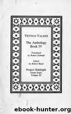 Books about Astrology (Western, Hellenistic) by Unknown
