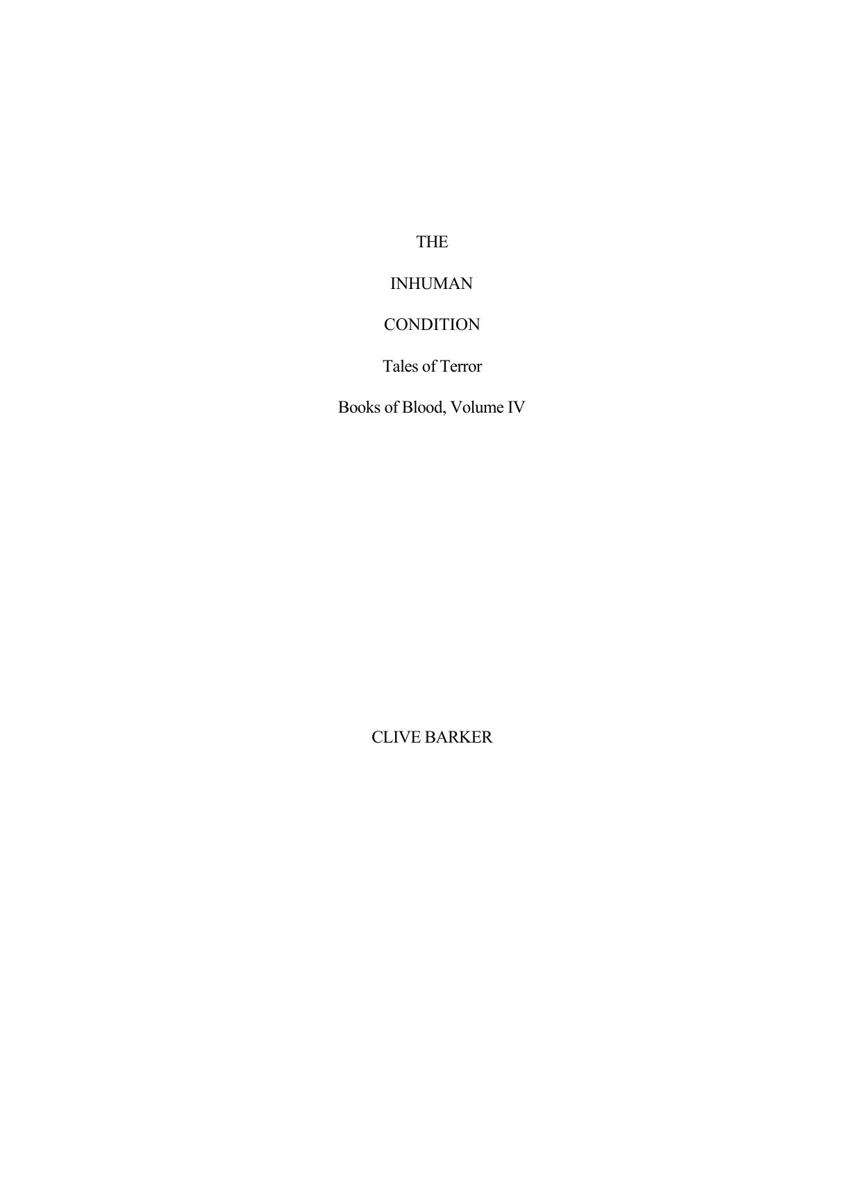 Books of Blood Omnibus by Clive Barker