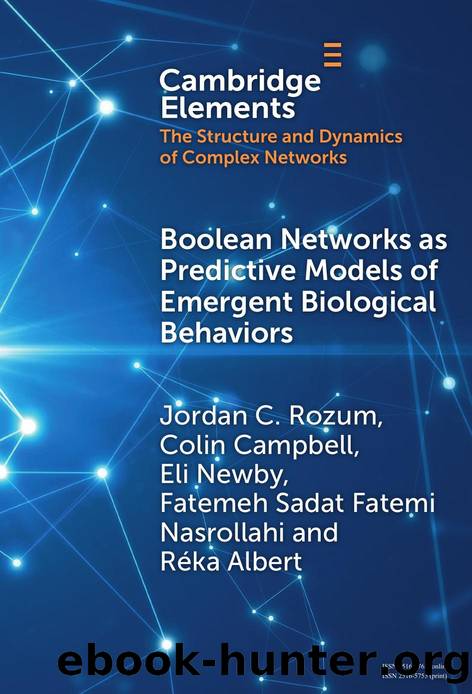 Boolean Networks as Predictive Models of Emergent Biological Behaviors by Jordan C. Rozum Colin Campbell Eli Newby Fatemeh Sadat Fatemi Nasrollahi and Réka Albert
