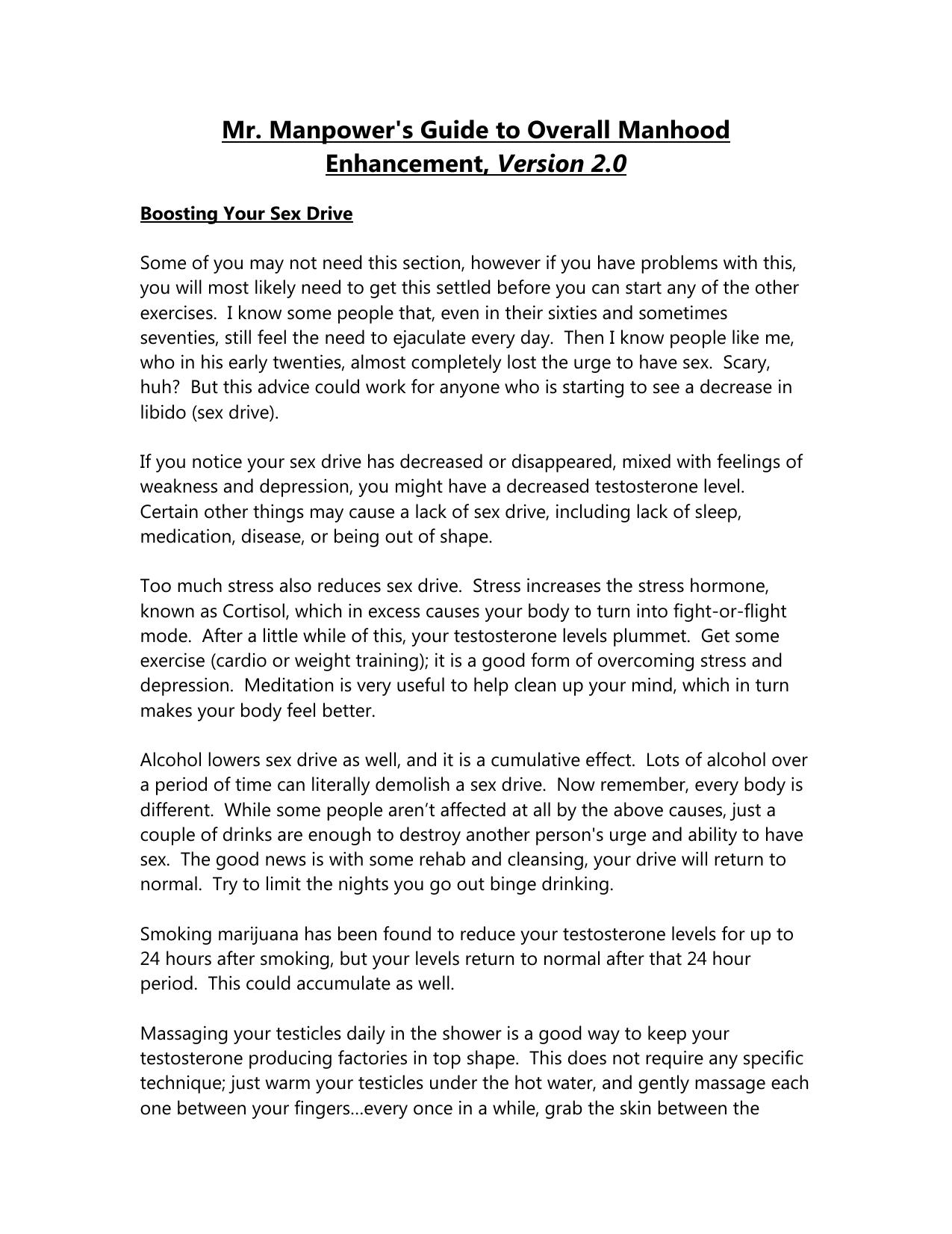 Boosting Your Sex Drive by Natalie