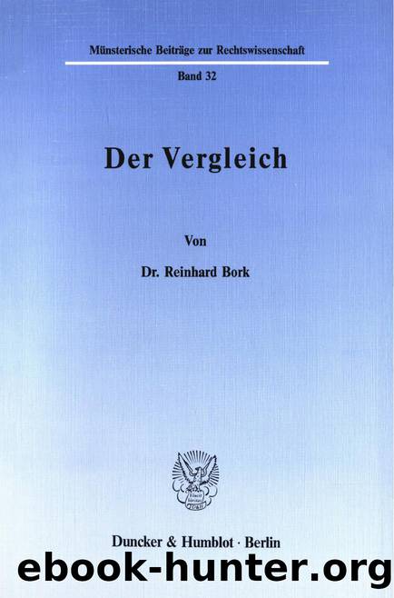 Bork by Der Vergleich (9783428465279)