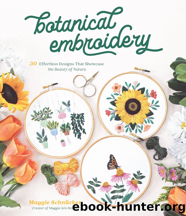Botanical Embroidery by Maggie Schnucker
