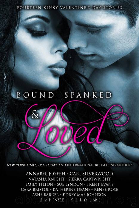 Bound, Spanked and Loved: Fourteen Kinky Valentine's Day Stories by Sierra Cartwright & Annabel Joseph & Cari Silverwood & Natasha Knight & Sue Lyndon & Emily Tilton & Cara Bristol & Renee Rose & Alta Hensley & Trent Evans & Ashe Barker & Katherine Deane & Korey Mae Johnson & Kallista Dane