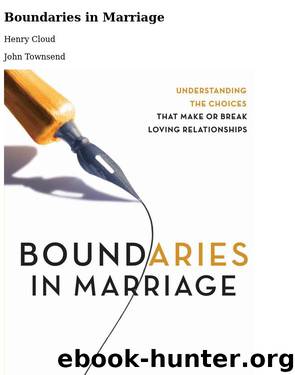 Boundaries in Marriage by Unknown