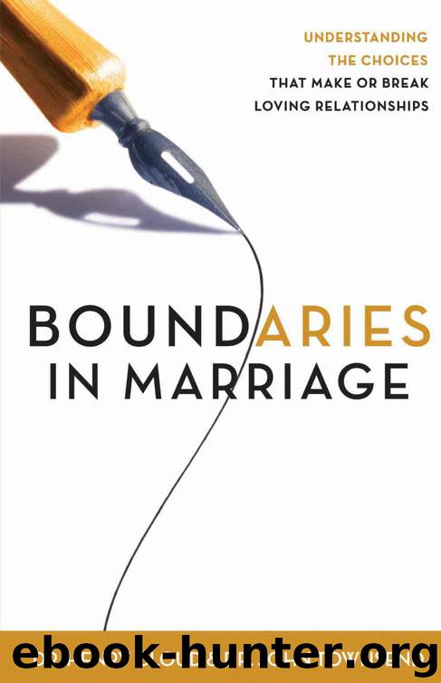 Boundaries in Marriage: Workbook by Cloud Henry & Townsend John