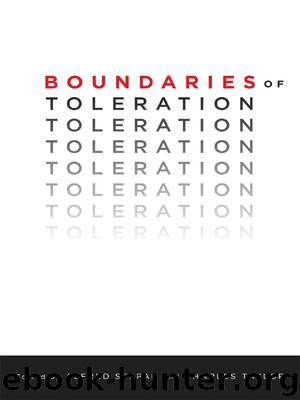 Boundaries of Toleration by Taylor Charles Stepan Alfred