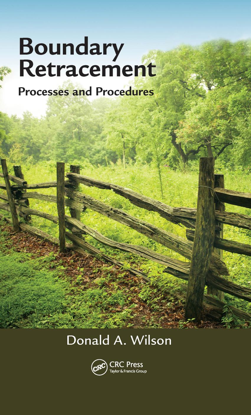 Boundary retracement : processes and procedures by Donald A. Wilson