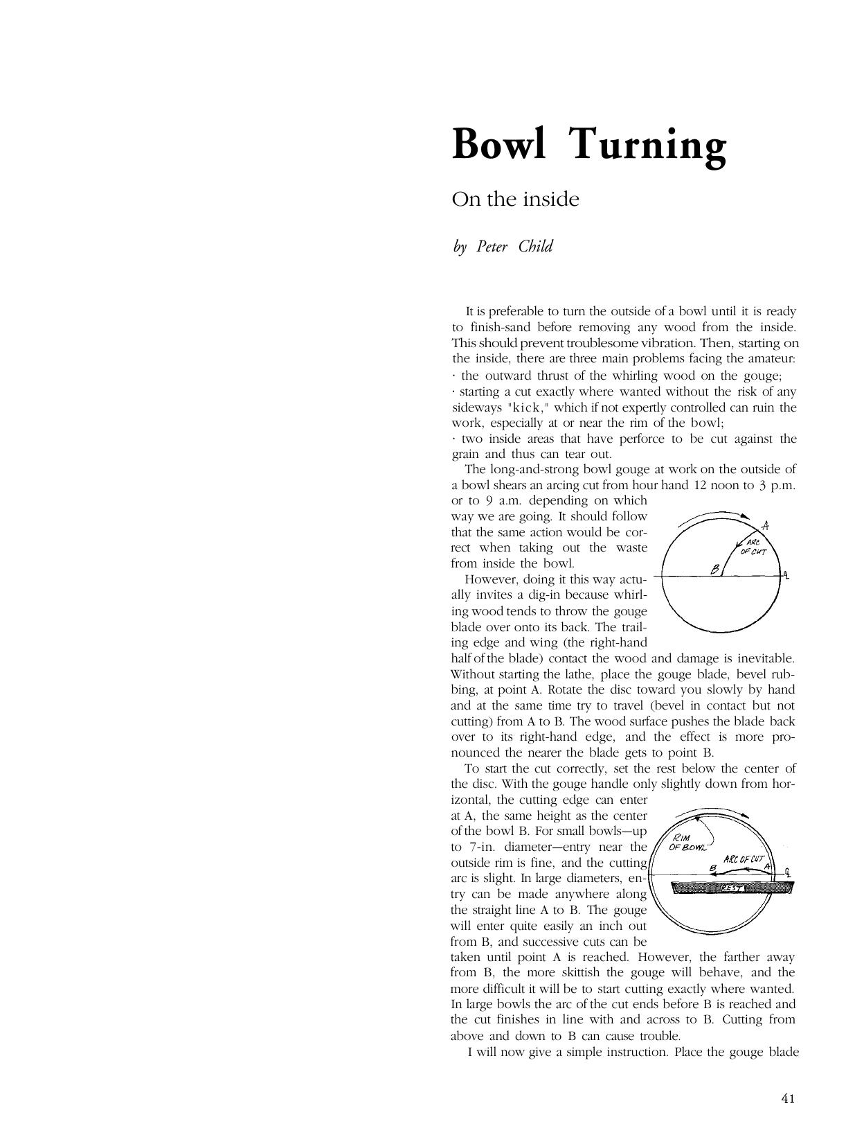Bowl Turning by Peter Child