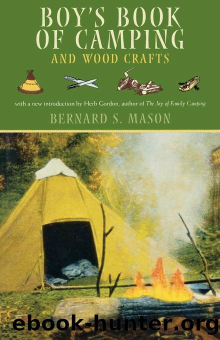 Boy's Book of Camping and Wood Crafts by Bernard S. Mason
