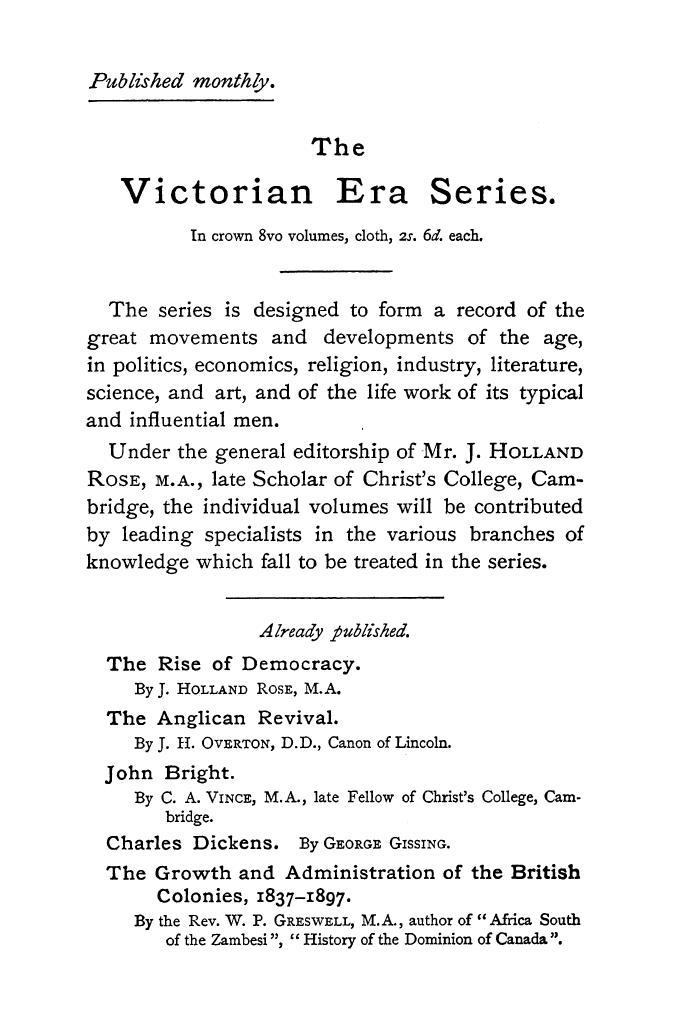 Brabrook E.W., BY E.W. Brabrook - Provident societies and industrial welfare by 1898