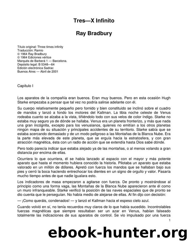 Bradbury, Ray by Tres-X Infinito