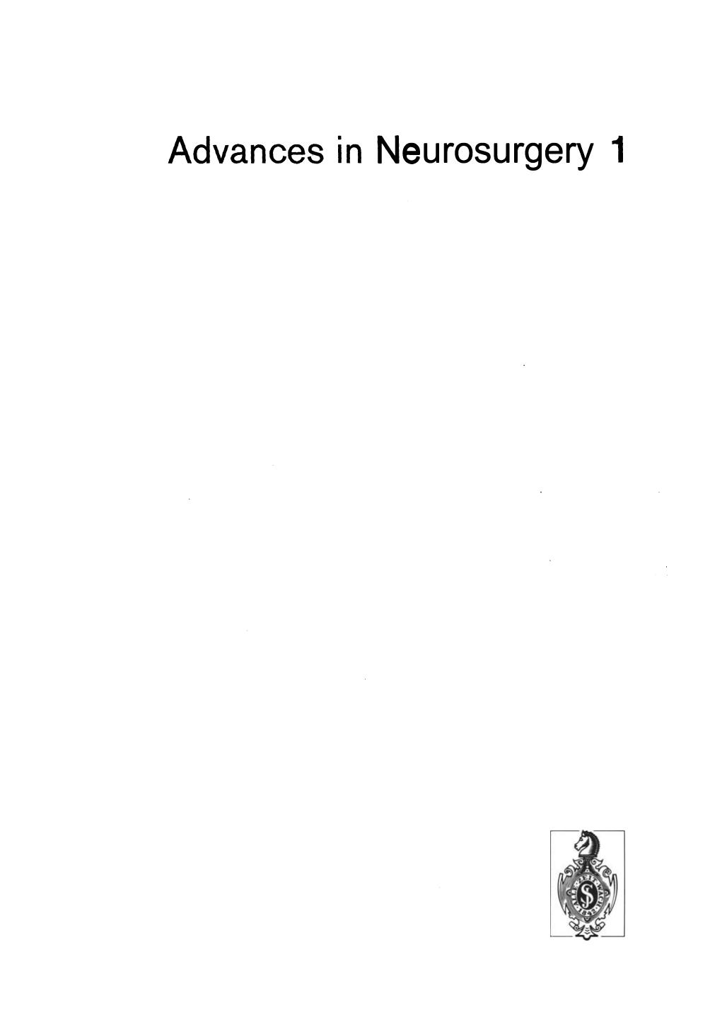 Brain Edema / Cerebello Pontine Angle Tumors: Pathophysiology and Therapy / Diagnosis and Surgery by I. Klatzo (auth.) K. Schürmann M. Brock H.-J. Reulen D. Voth (eds.)
