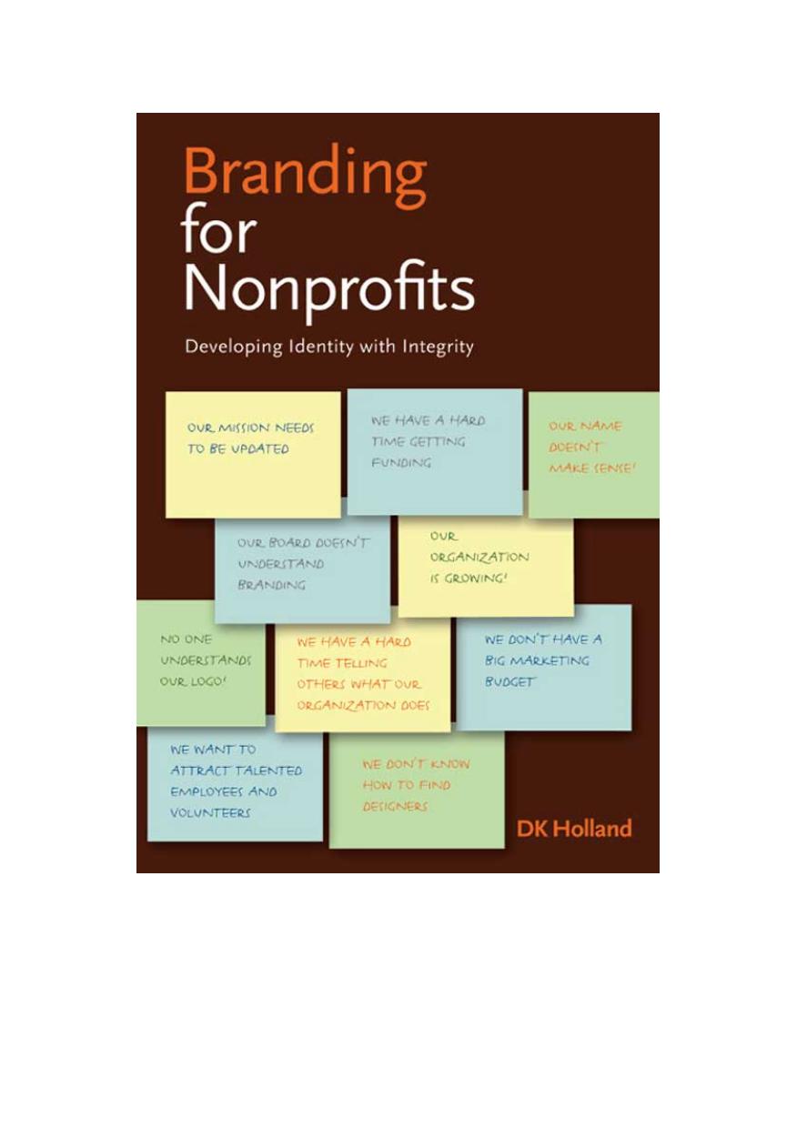 Branding for Nonprofits by DK Holland