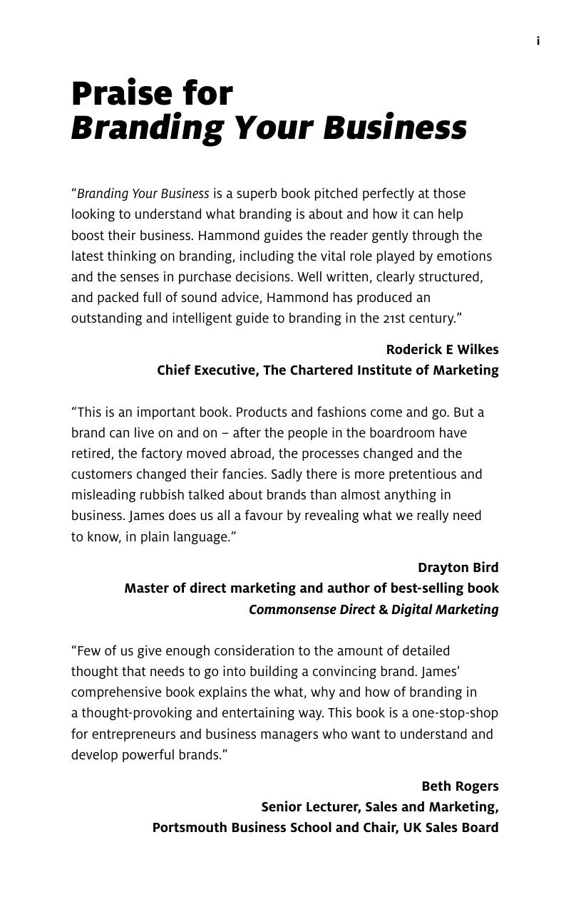 Branding your business : [promote your business, attract customers, build your brand through the power of emotion] by James Hammond