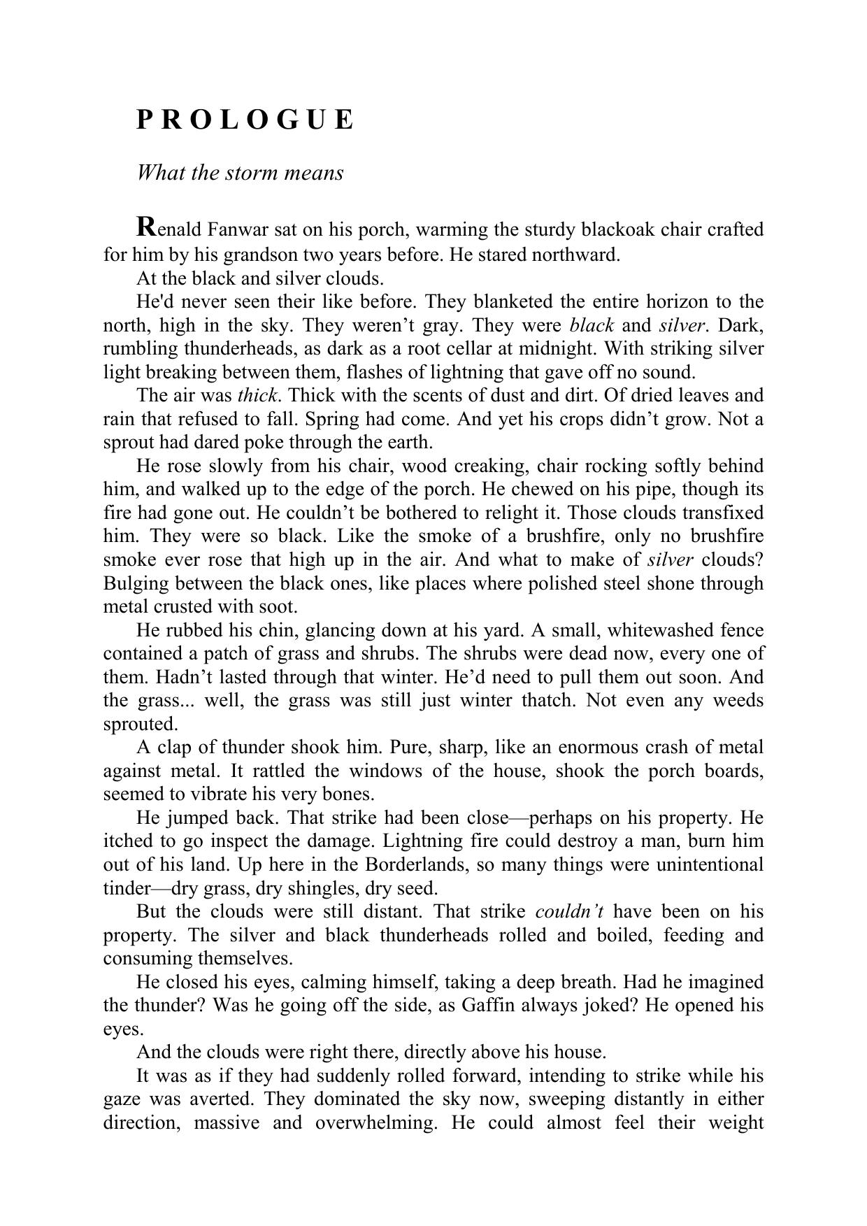 Brandon Sanderson - The Gathering Storm Prologue by What The Storm Means