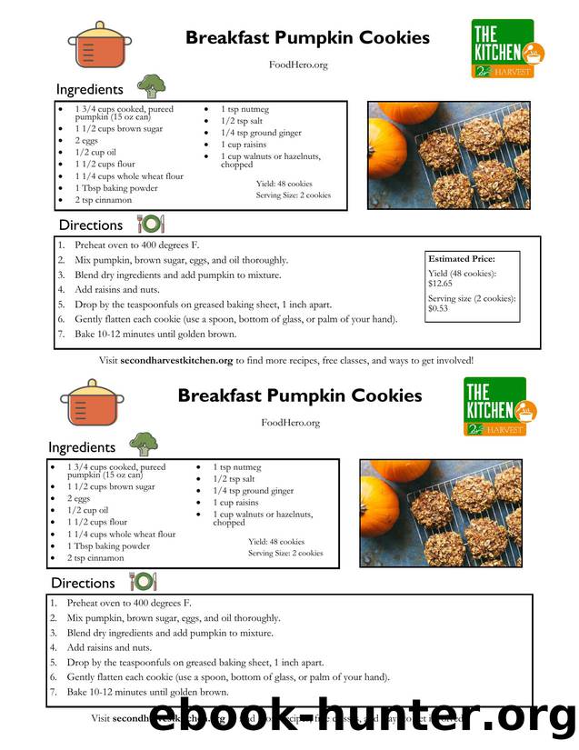 Breakfast Pumpkin Cookies by Maria Schmid