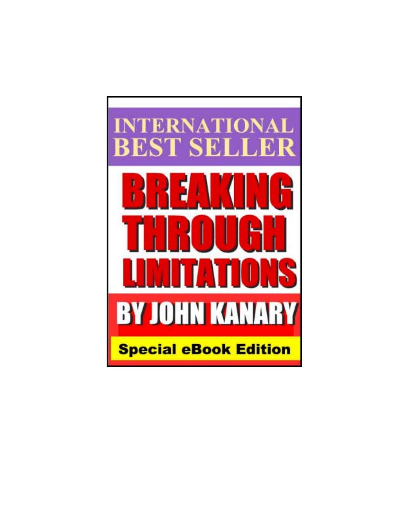 Breaking Through Limitations by The Personal Coach